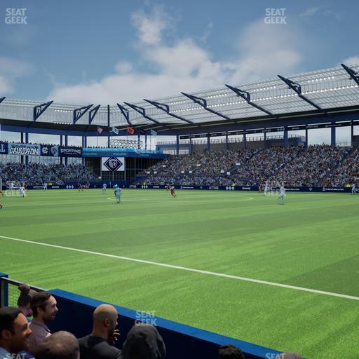 Sporting Park - Section U M B Field Club 8 Seat View