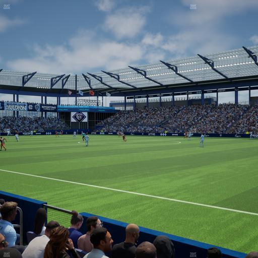 Sporting Park - Section U M B Field Club 8 Seat View