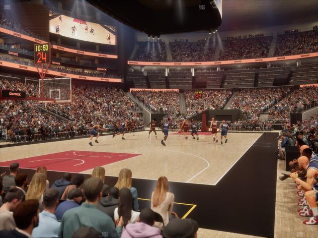 State Farm Arena - Section 101 L Seat View