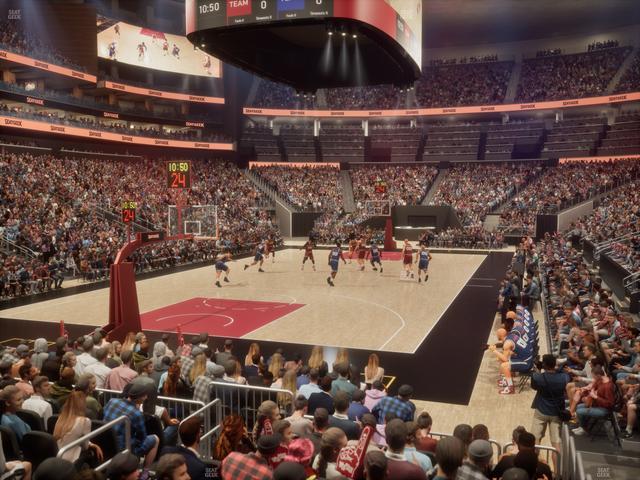 State Farm Arena - Section 101 Seat View