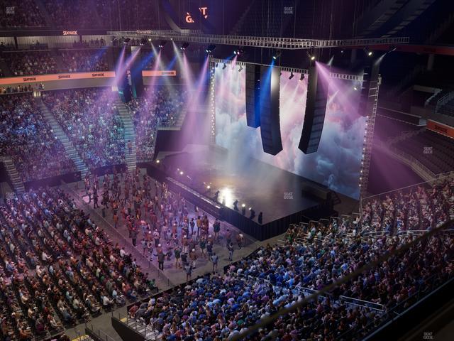Official view from Section 209 at State Farm Arena