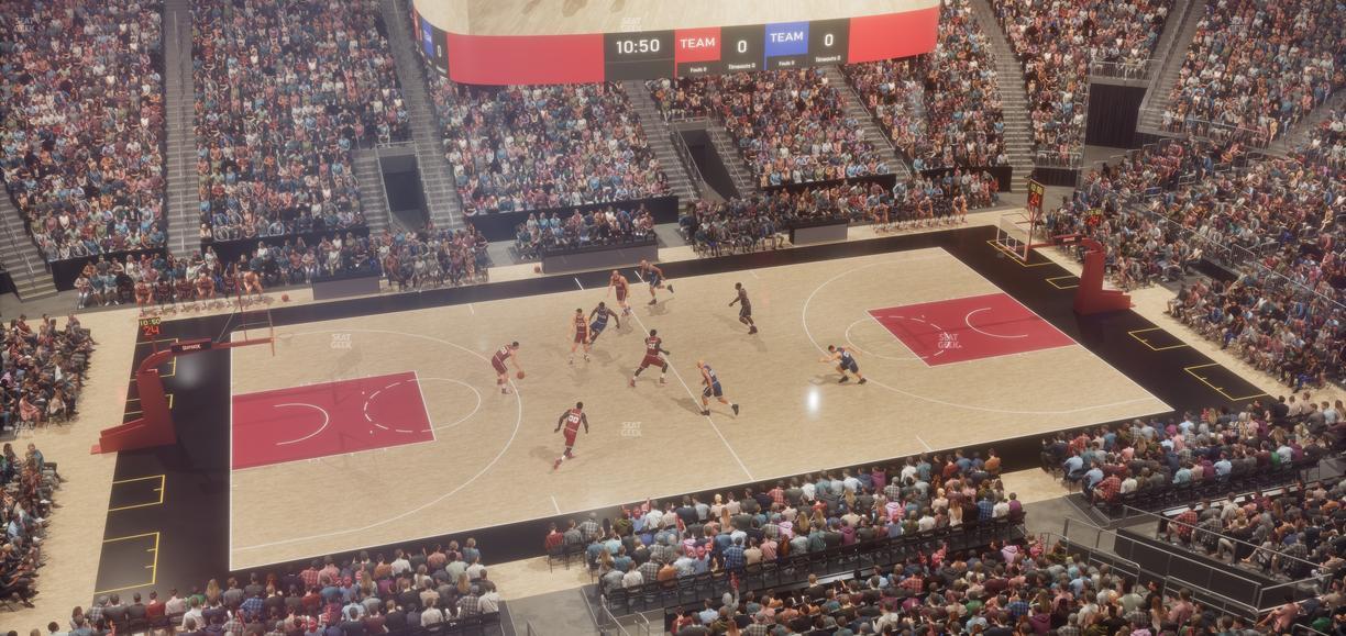 State Farm Arena - Section 210 Seat View