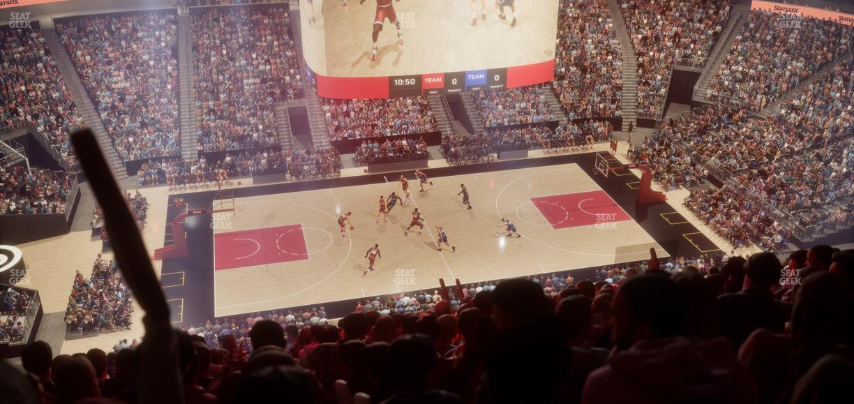 State Farm Arena - Section 210 Seat View