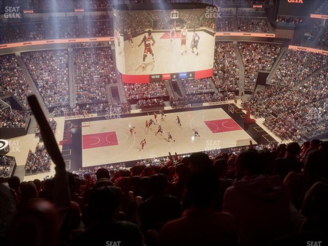 State Farm Arena - Section 210 Seat View