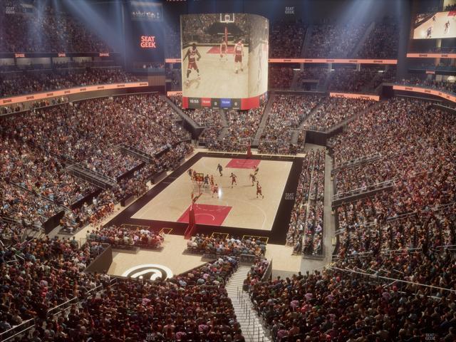 State Farm Arena - Section 214 Seat View