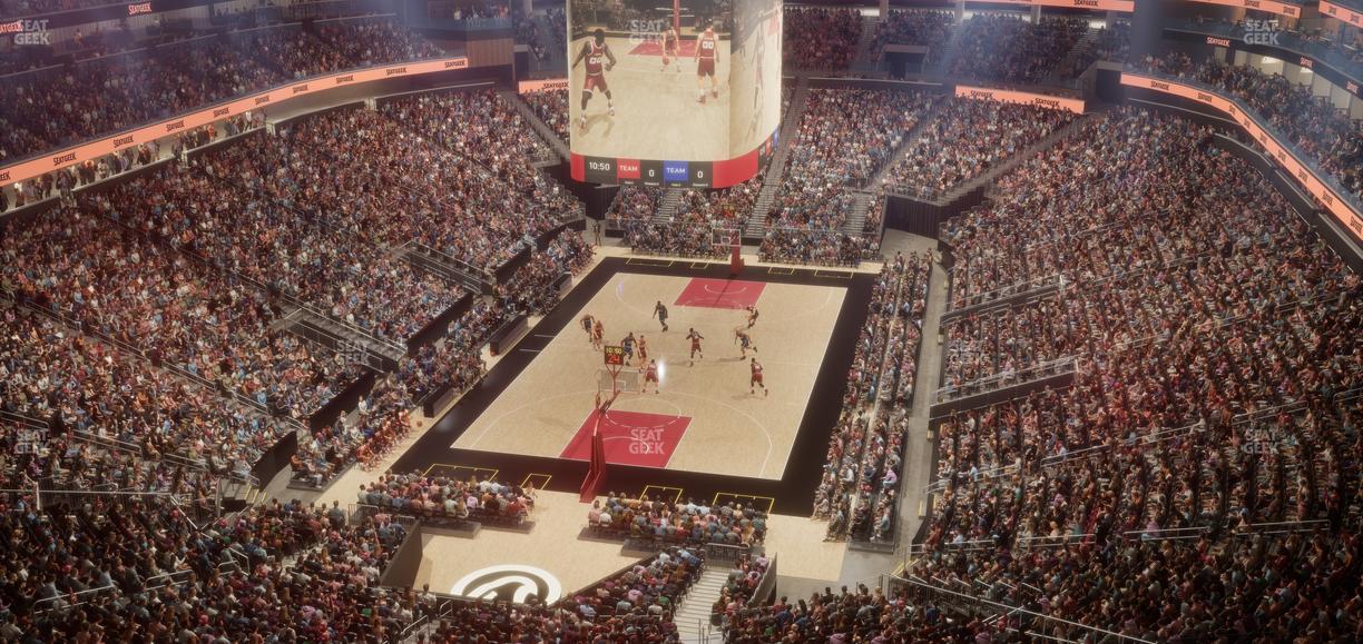 State Farm Arena - Section 214 Seat View