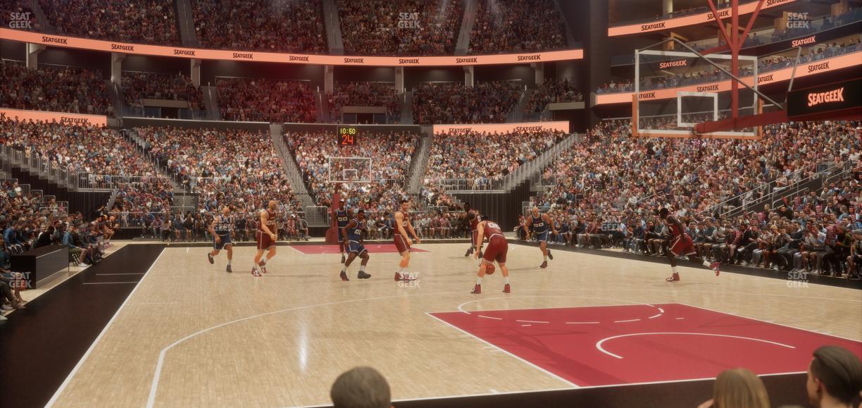 State Farm Arena - Section Floor 7 Seat View