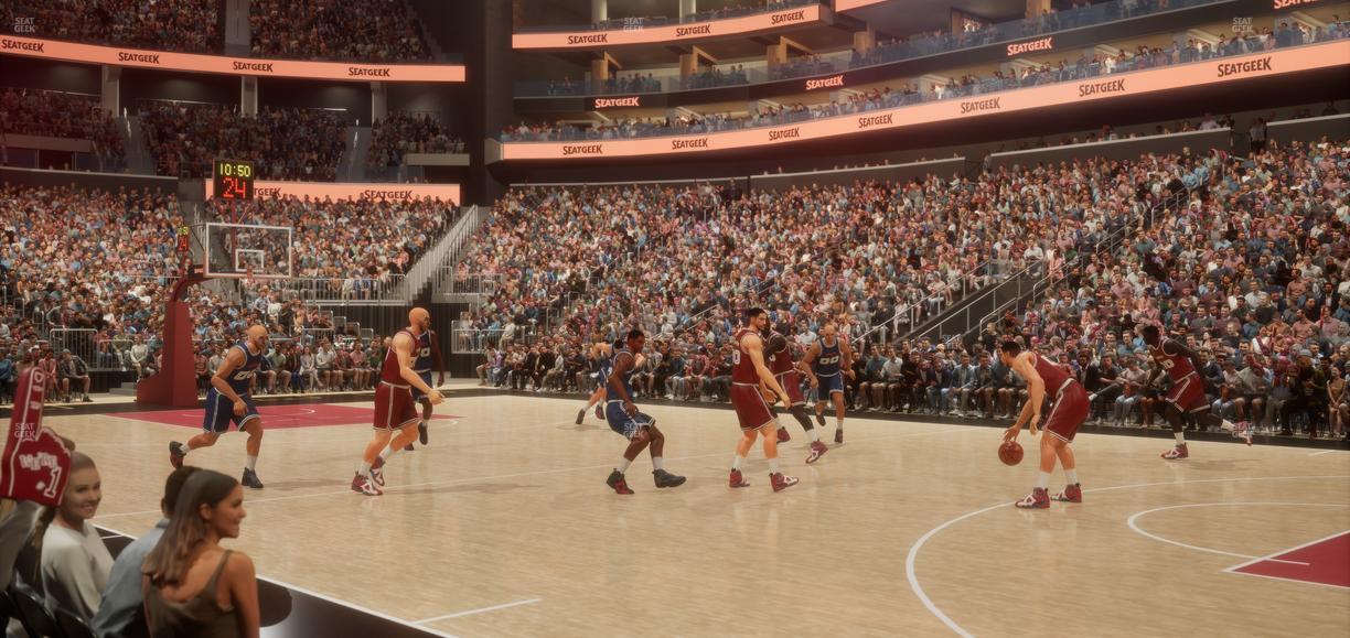 State Farm Arena - Section Floor 8 Seat View