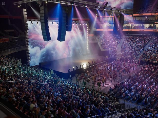 Official view from Section T 22 at State Farm Arena