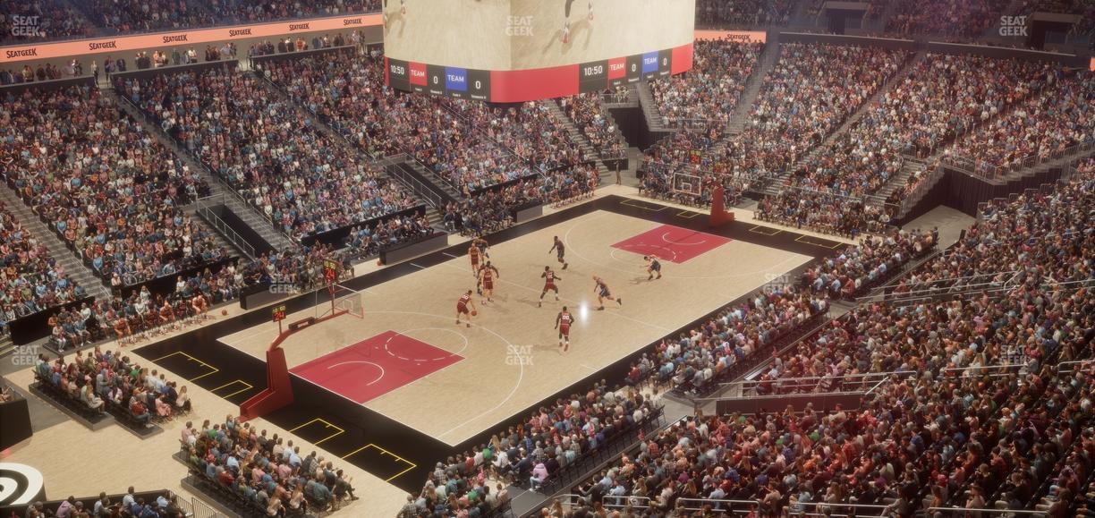 State Farm Arena - Section Top Golf Swing Suite 4 Seat View