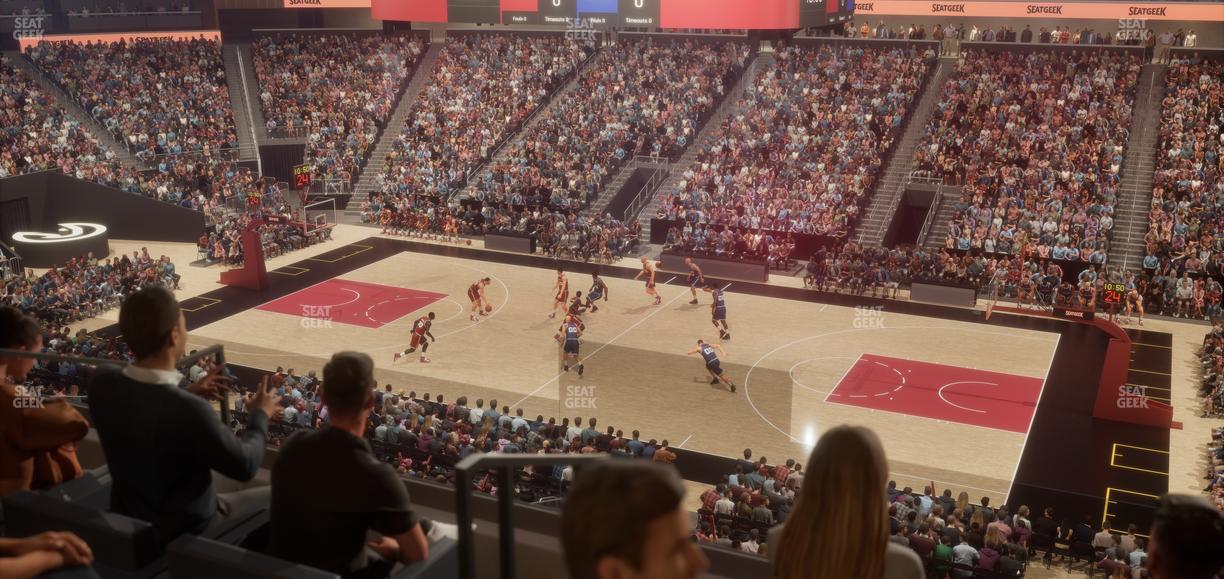 State Farm Arena - Section Veranda Suite 6 Seat View