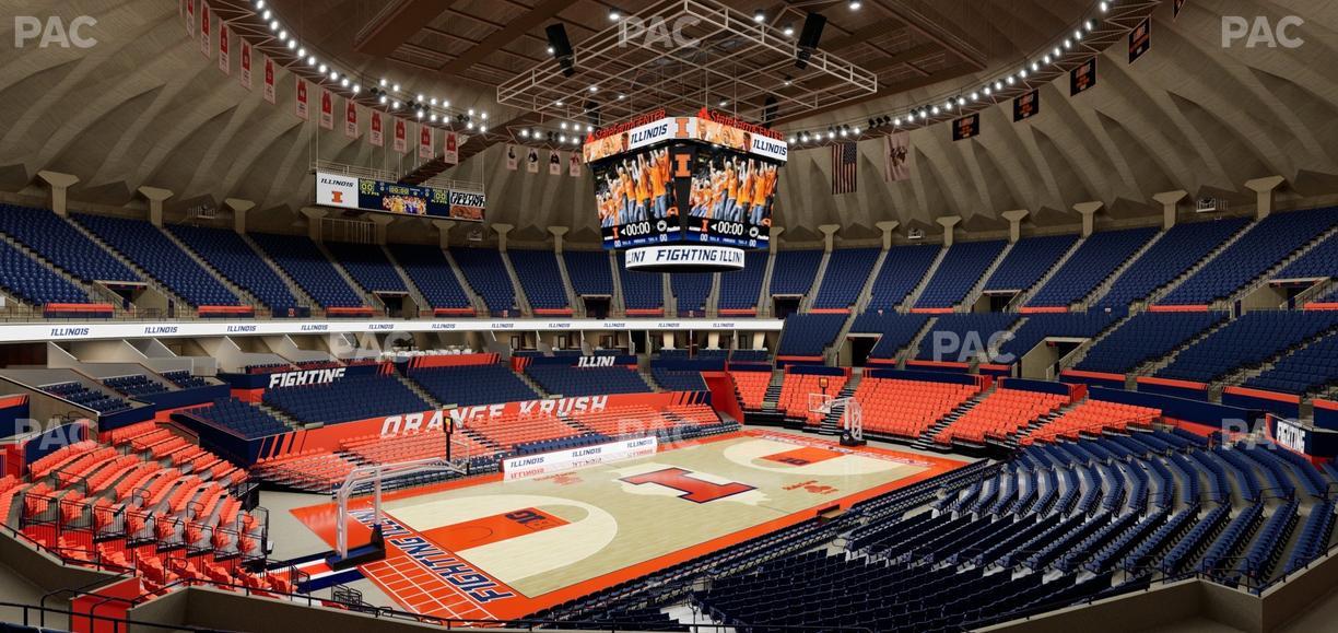 State Farm Center - Section 124 Seat View