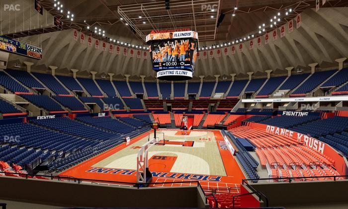 State Farm Center - Section 135 Seat View