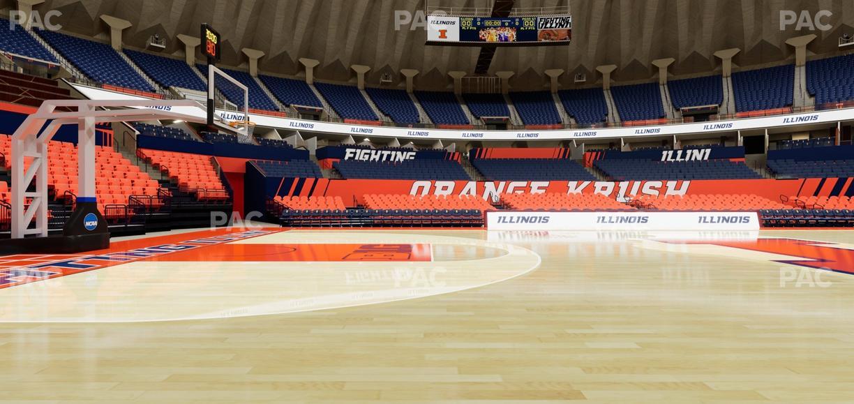 State Farm Center - Section Courtside Seat View