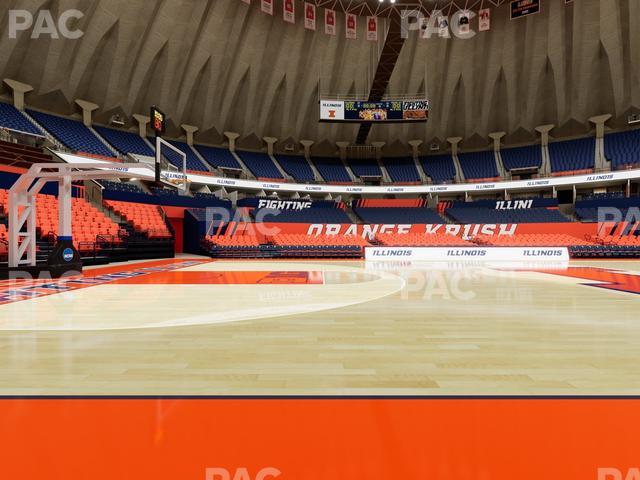 State Farm Center - Section Courtside Seat View