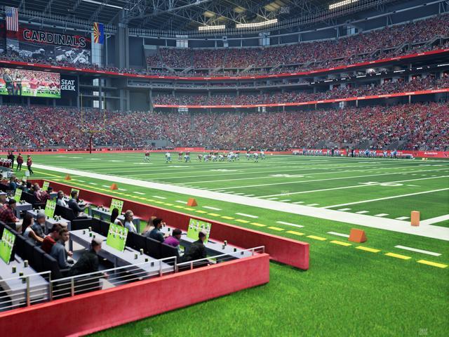 Official view from Section 103 at State Farm Stadium