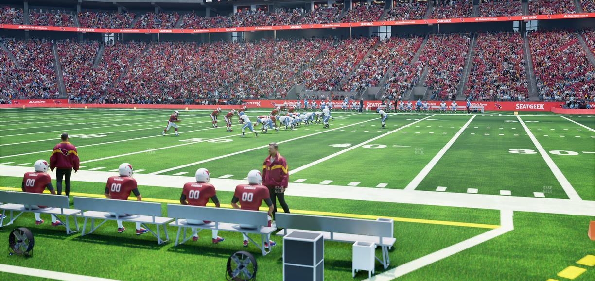 State Farm Stadium - Section 107 Seat View