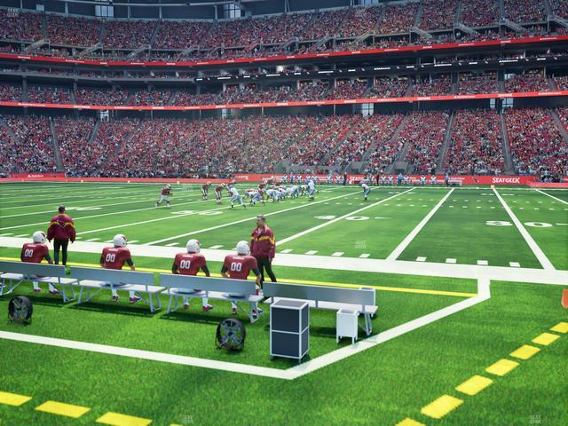 Official view from Section 107 at State Farm Stadium