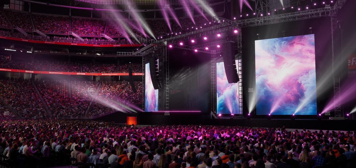 State Farm Stadium - Section 107 Seat View