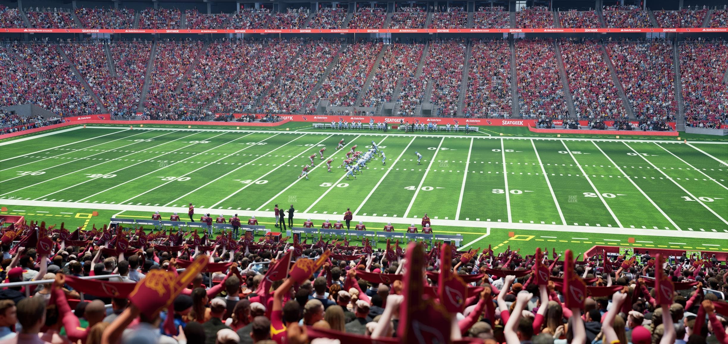 State Farm Stadium - Section 107 Seat View