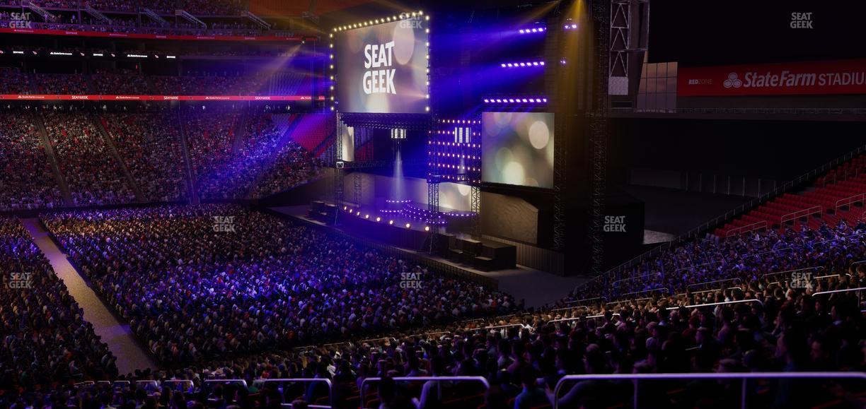 State Farm Stadium - Section 107 Seat View