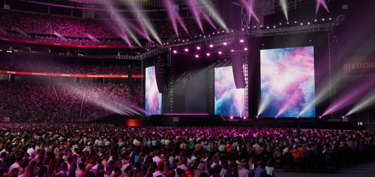 State Farm Stadium - Section 108 Seat View