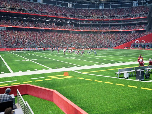 Official view from Section 111 at State Farm Stadium