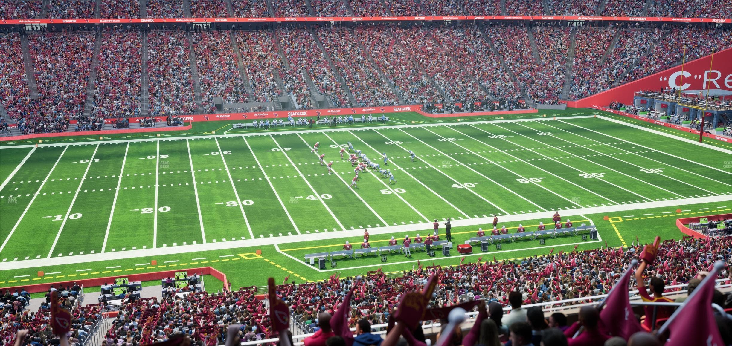 State Farm Stadium - Section 214 Seat View