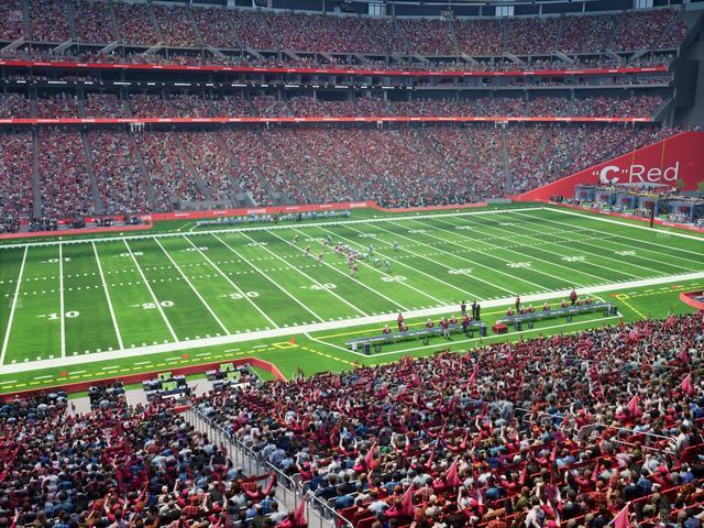 Official view from Section 215 at State Farm Stadium