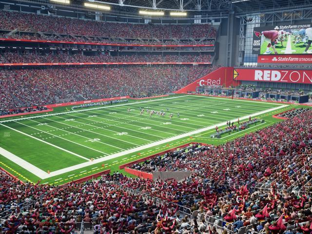 Official view from Section 219 at State Farm Stadium