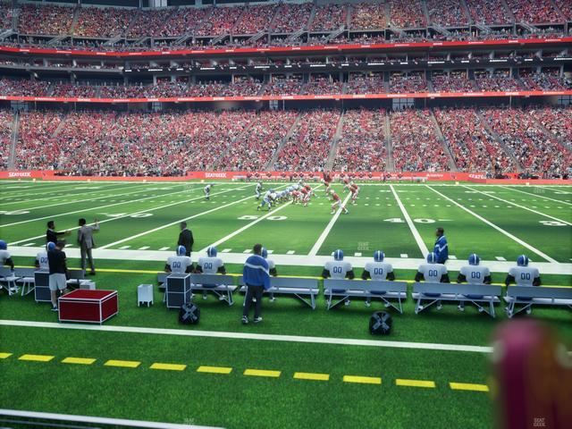 Official view from Section Casa Roja A at State Farm Stadium