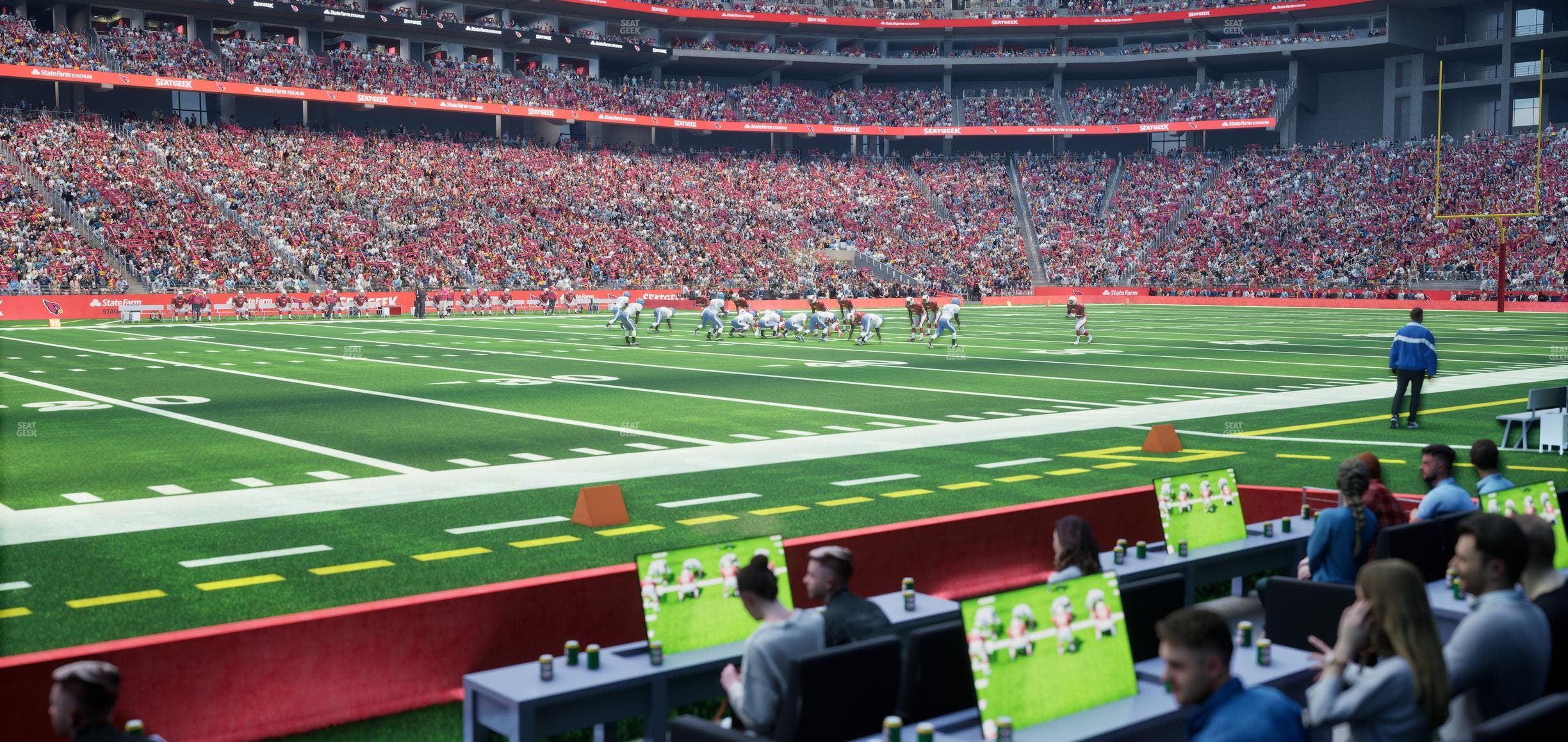 State Farm Stadium - Section East Field Box Seat View