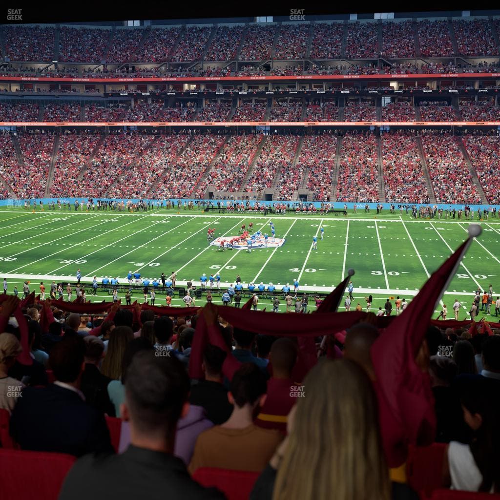 State Farm Stadium - Section Field Box 107 B Seat View