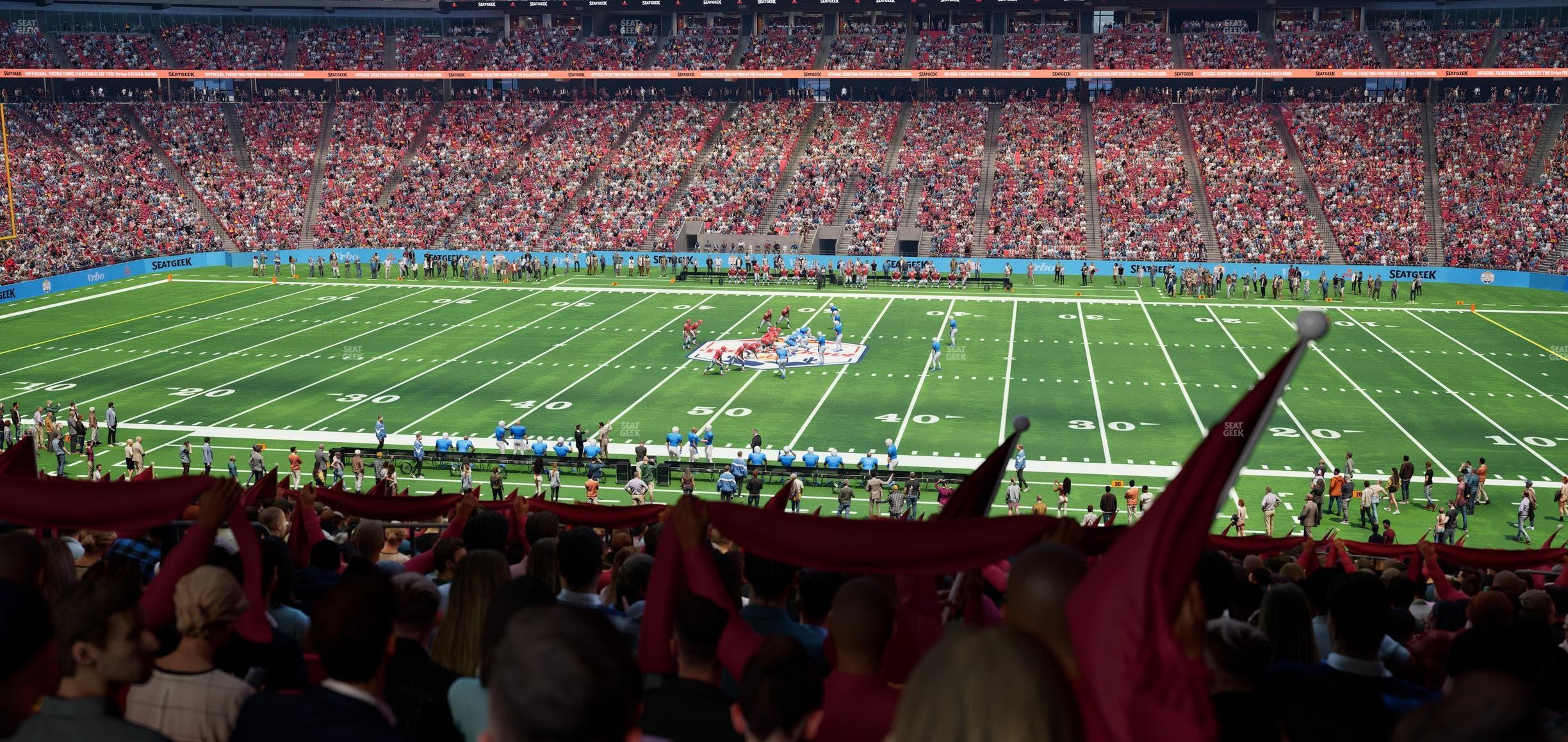 State Farm Stadium - Section Field Box 107 B Seat View