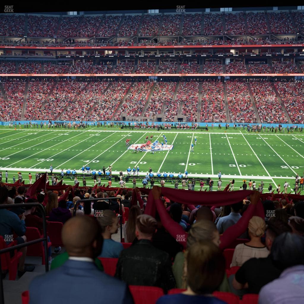 State Farm Stadium - Section Field Box 107 C Seat View