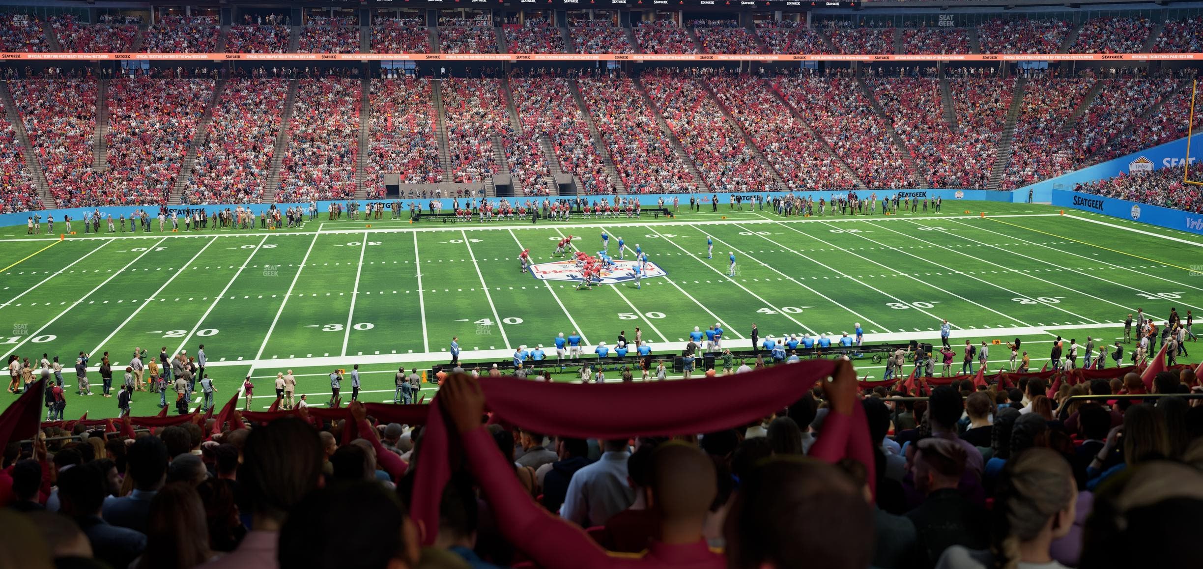 State Farm Stadium - Section Field Box 110 B Seat View