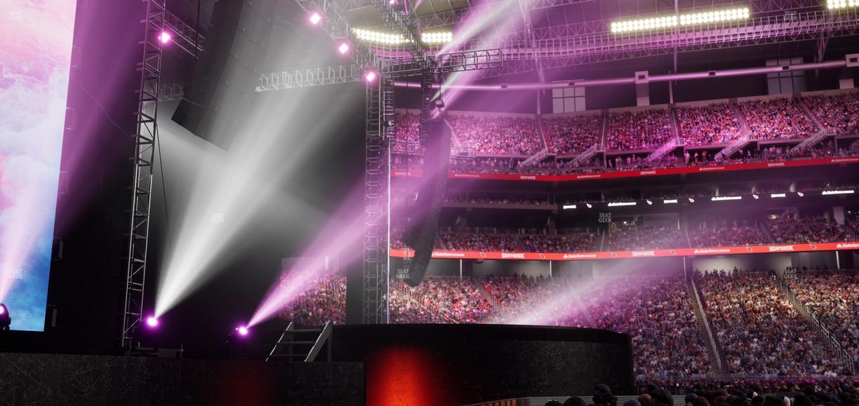 State Farm Stadium - Section Floor A Seat View