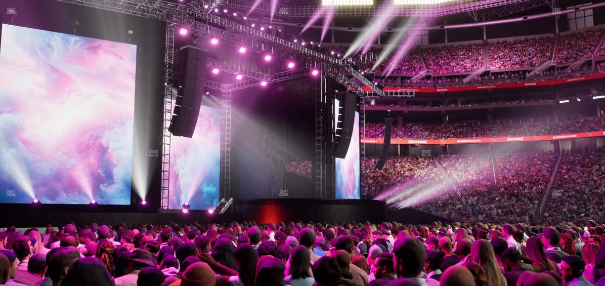 State Farm Stadium - Section Floor A Seat View