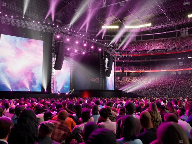 State Farm Stadium - Section Floor A Seat View