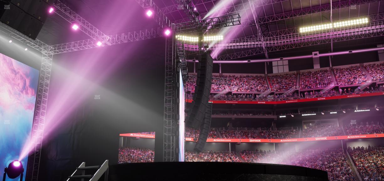 State Farm Stadium - Section Floor B Seat View