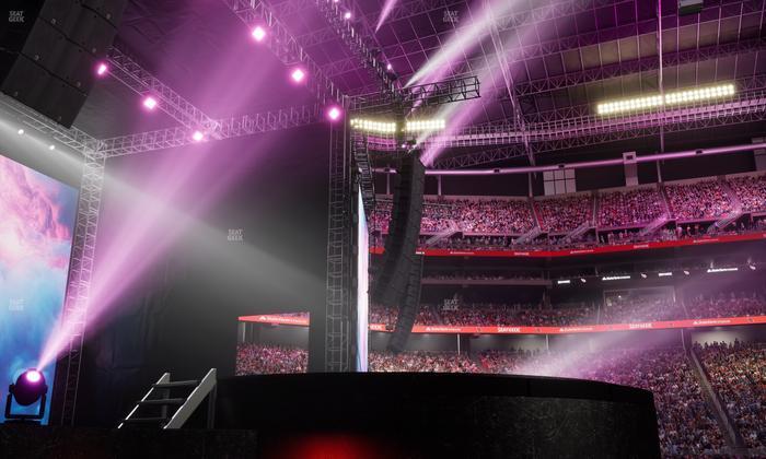 State Farm Stadium - Section Floor B Seat View