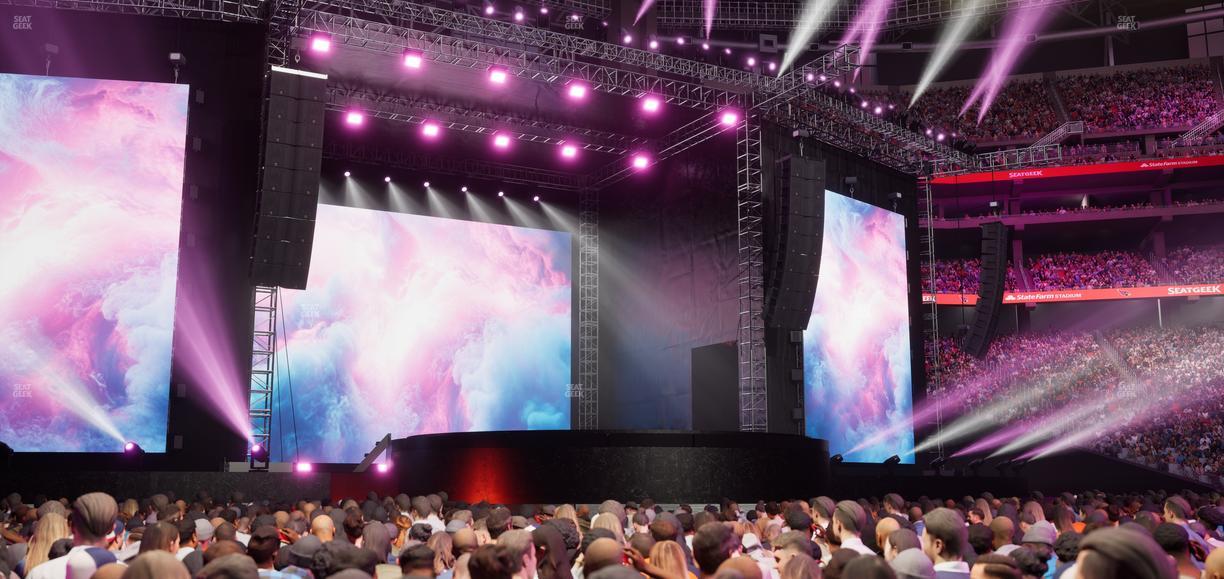 State Farm Stadium - Section Floor B Seat View