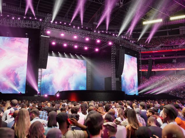 State Farm Stadium - Section Floor B Seat View