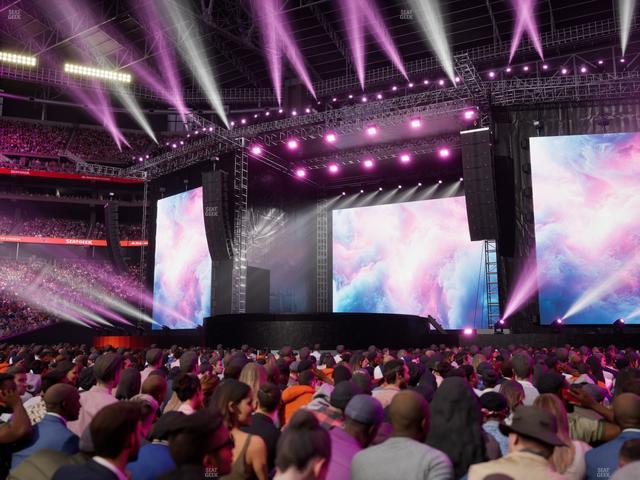 State Farm Stadium - Section Floor D Seat View