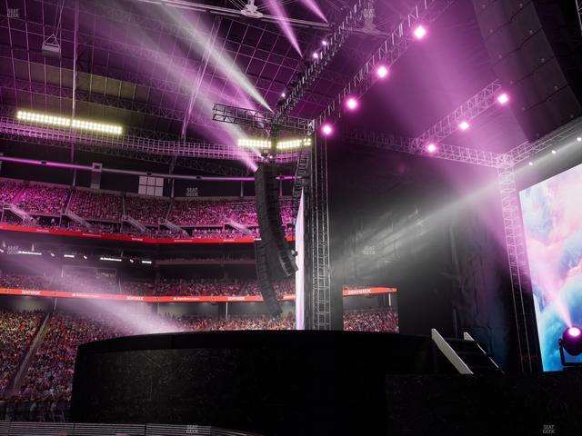 State Farm Stadium - Section Floor D Seat View