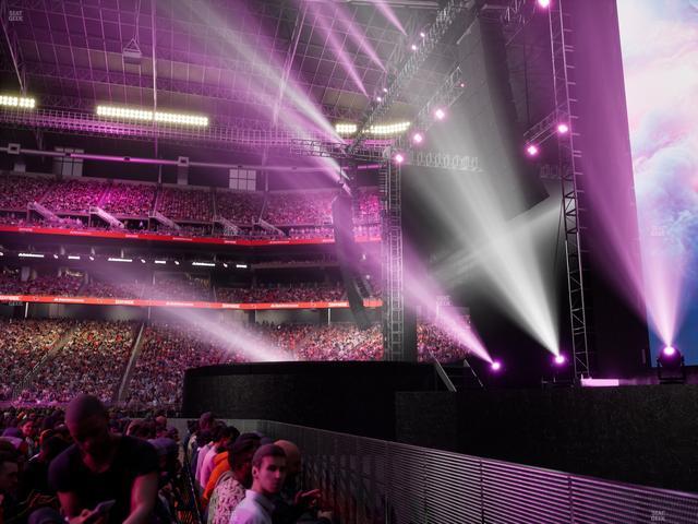 State Farm Stadium - Section Floor E Seat View