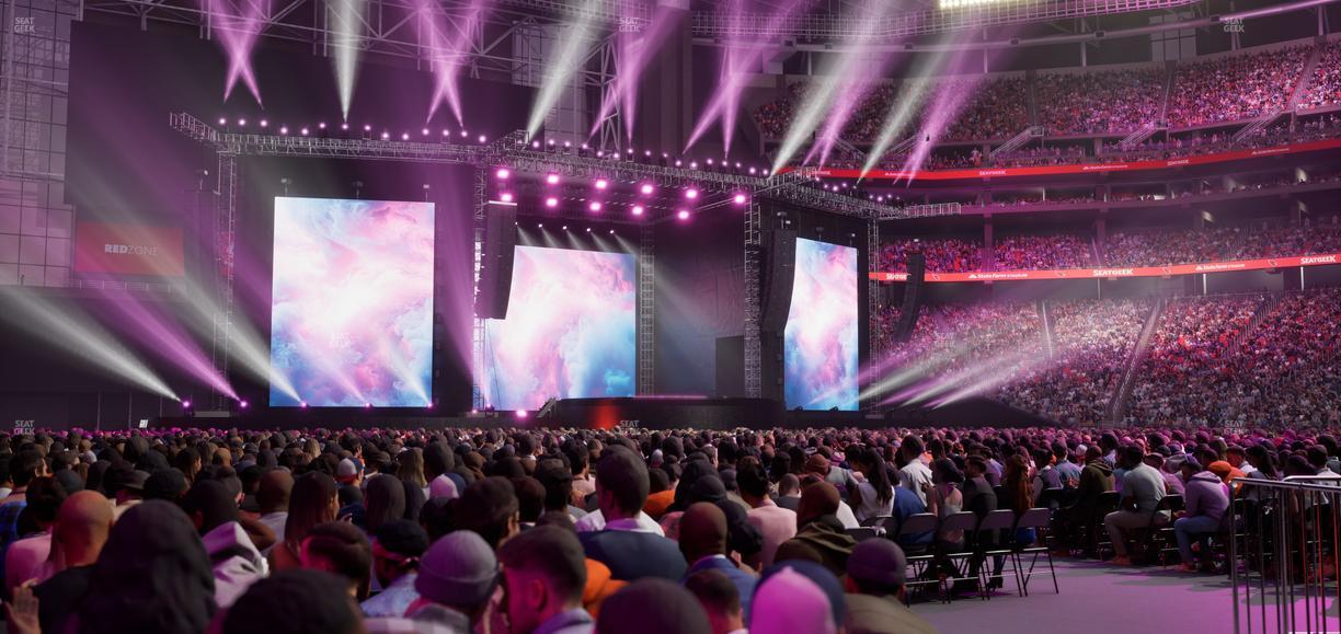 State Farm Stadium - Section Floor F Seat View