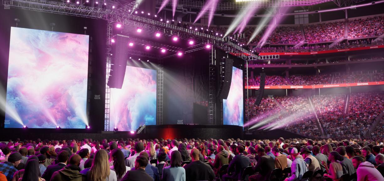 State Farm Stadium - Section Floor F Seat View