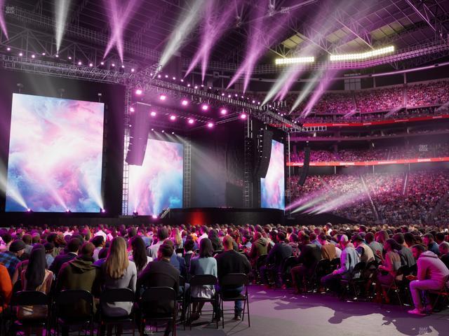 State Farm Stadium - Section Floor F Seat View