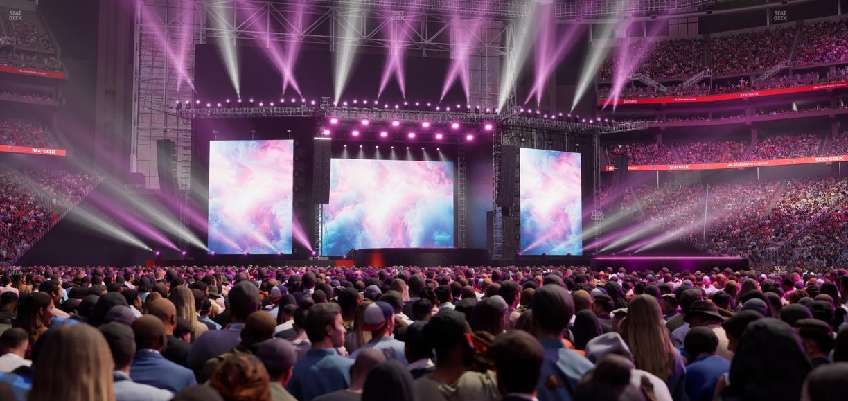 State Farm Stadium - Section Floor G Seat View